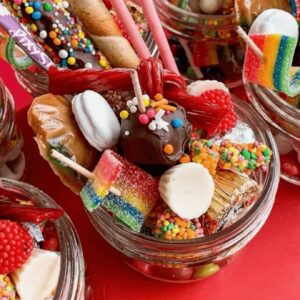 Sweet Individual Jarcuterie Dessert Jars