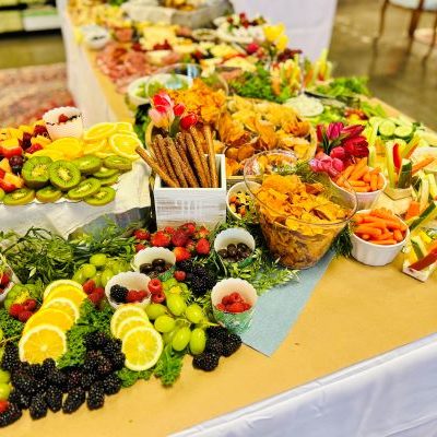 Flat Lay with Desserts